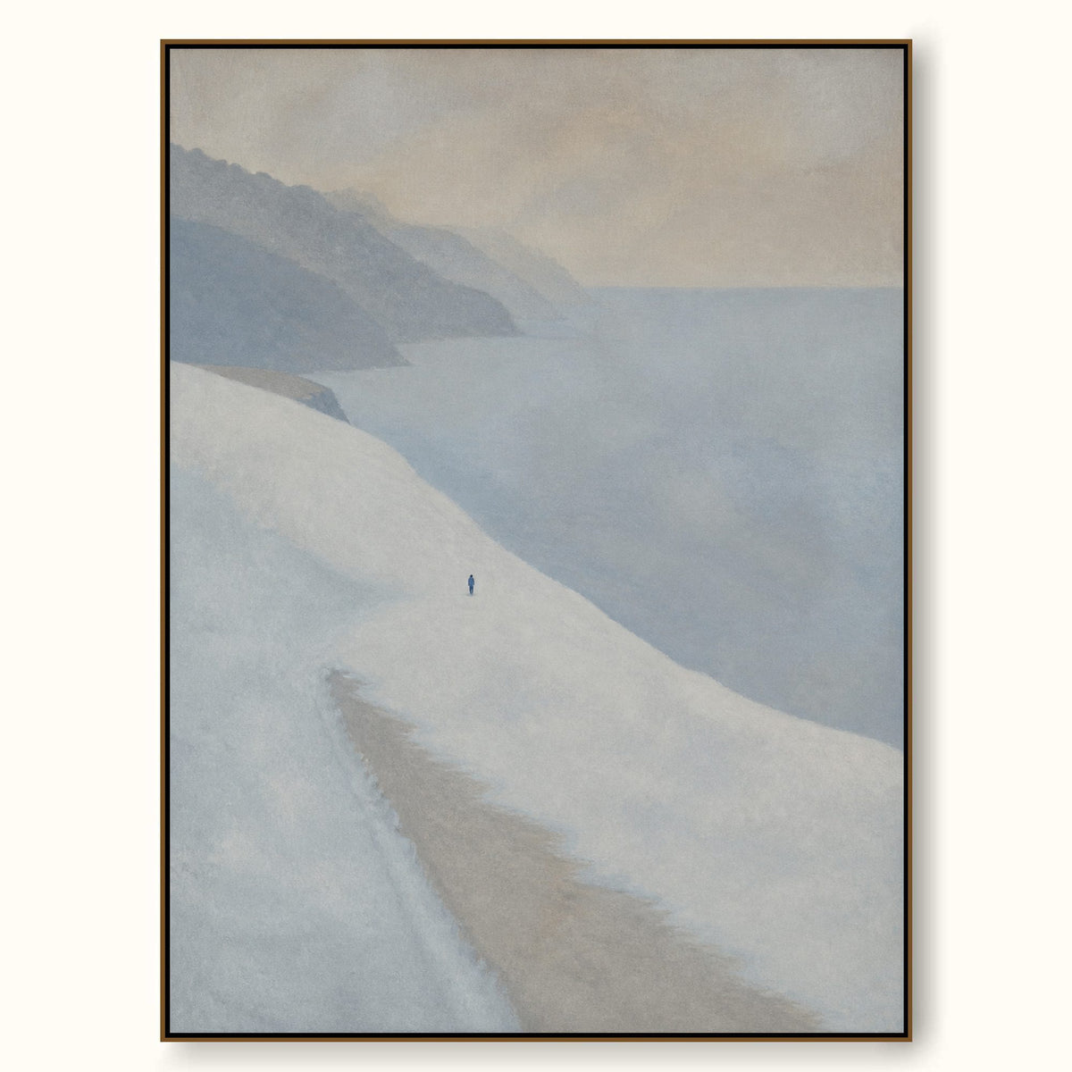 Winter Coastal Wall Art For Modern Living Room And Home Office Decor