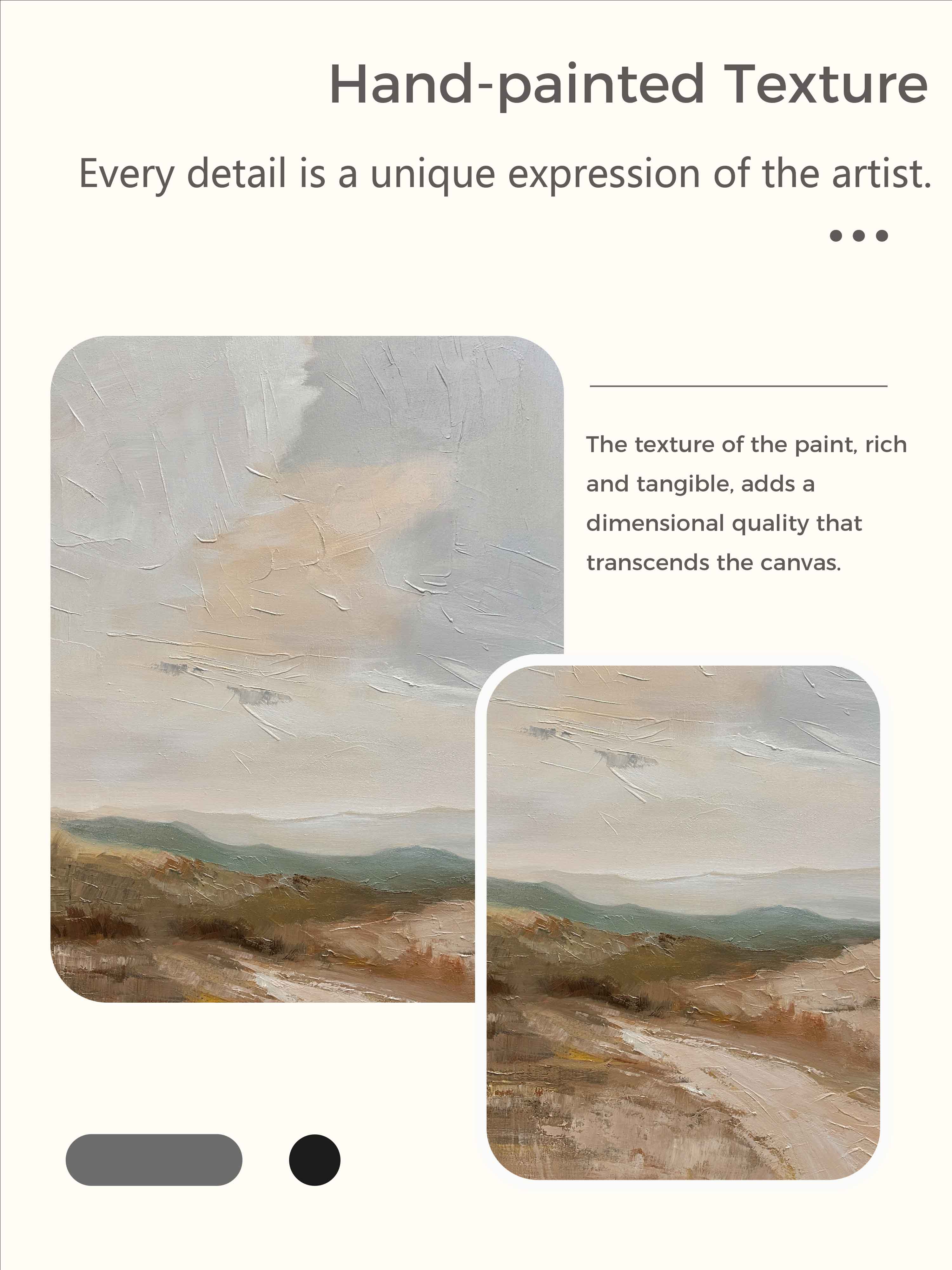 Antique Landscape Painting Country Road Landscape Painting Landscape Wall Art Country Road Across The Hills