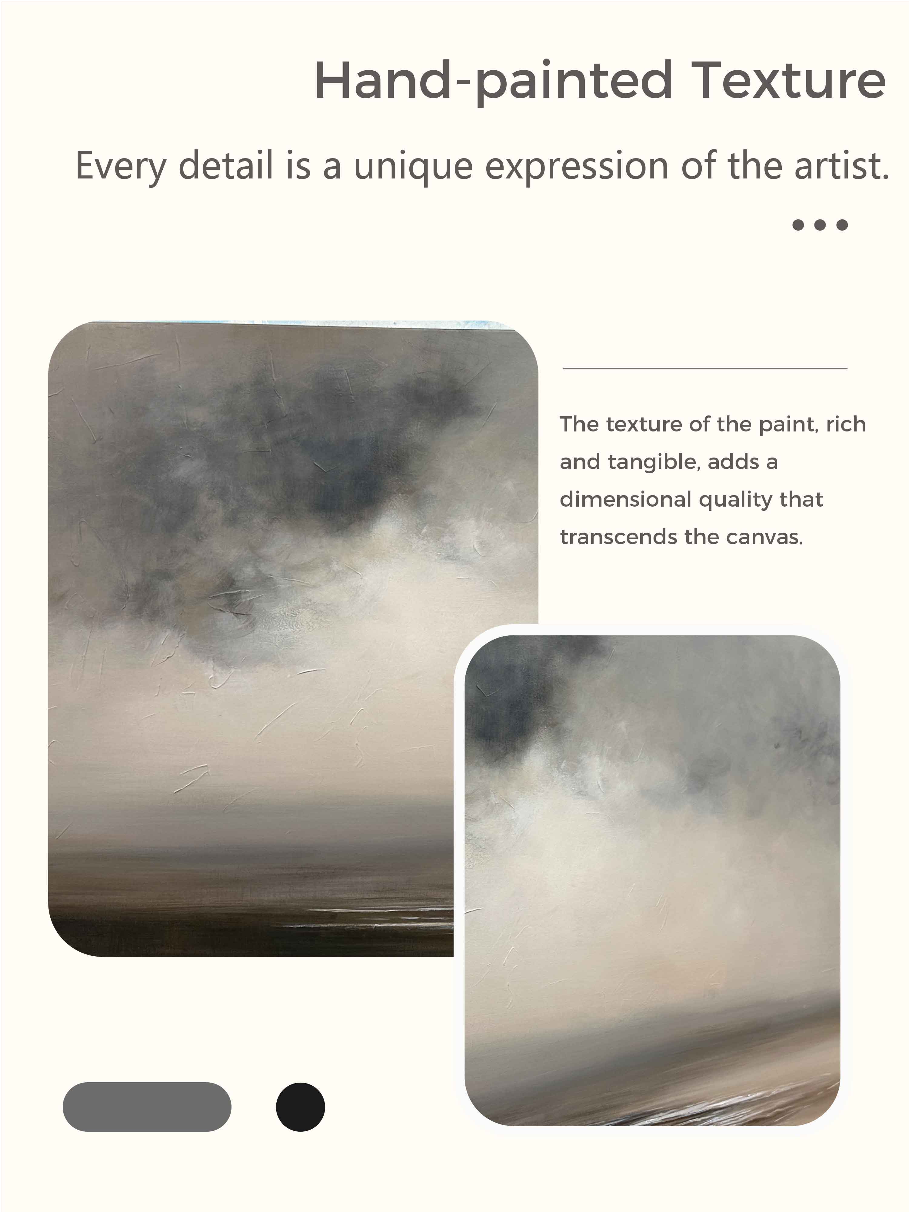 Vintage Beach Art Vintage Moody Coastal Oil Painting Dark Nautical Wall Art Rustic Coastal Painting