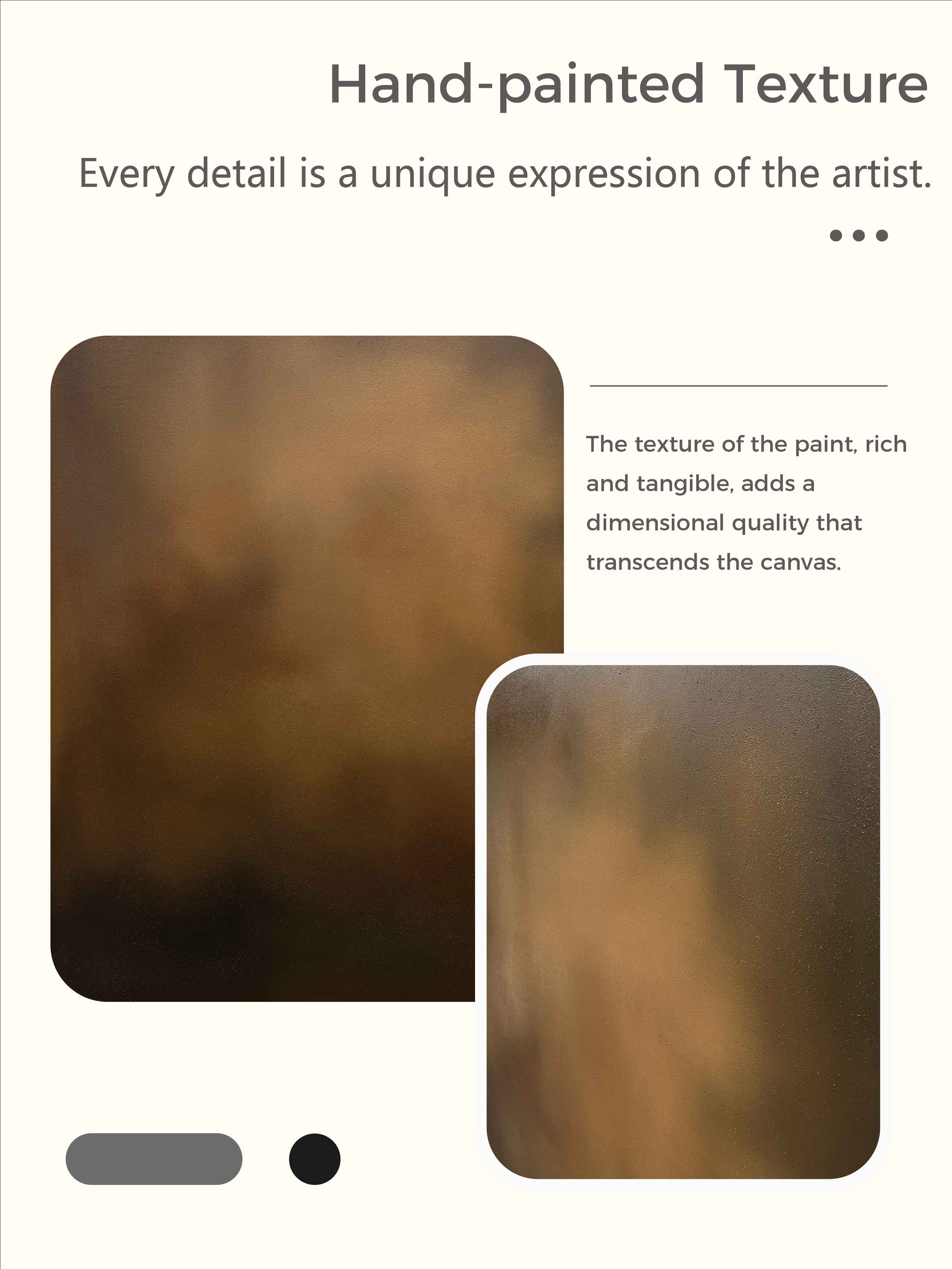 Large Brown And Black Minimalist Abstract Painting Original Black Brown Minimalist Wall Art