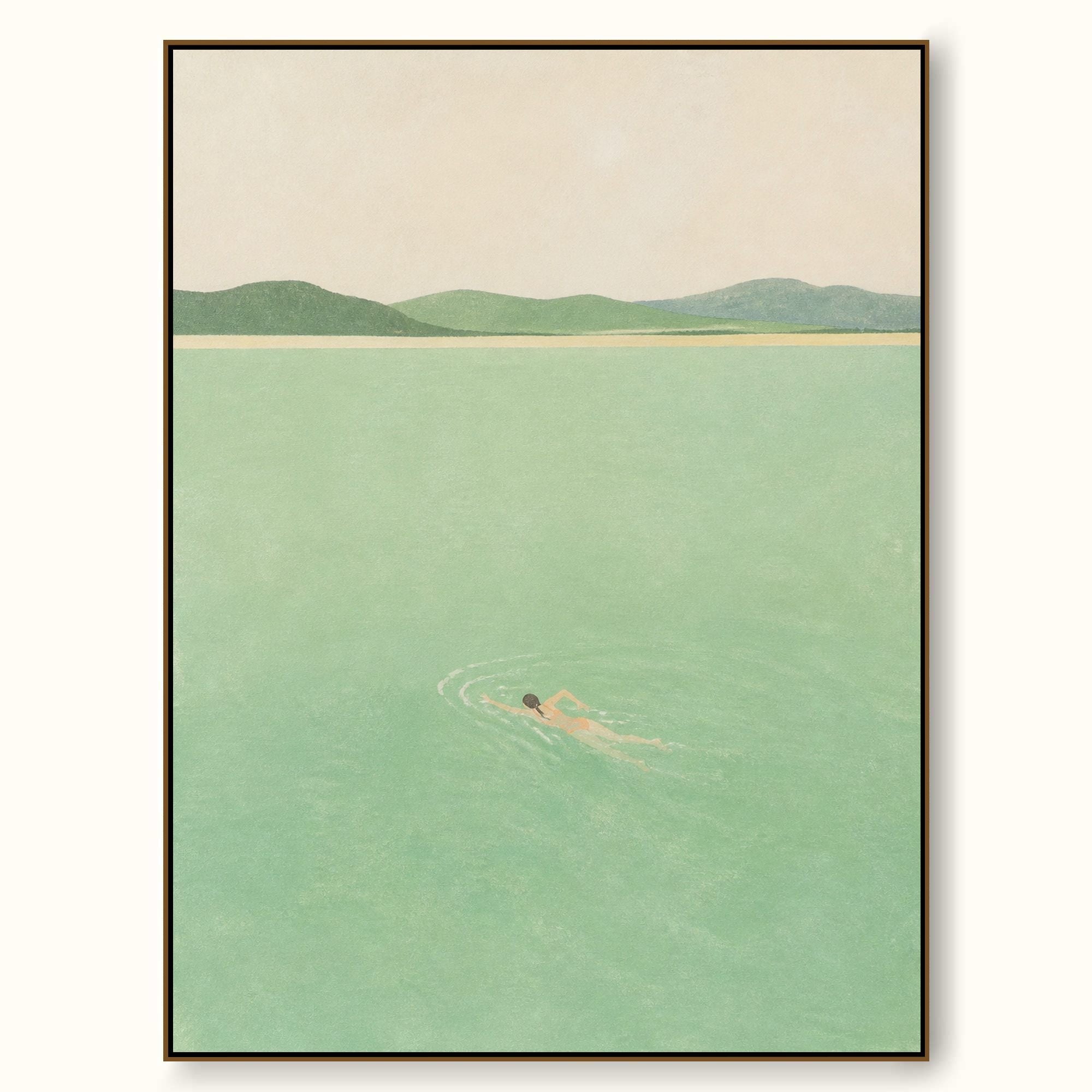 Minimalist Coastal Wall Art For Living Room And Bedroom Decor