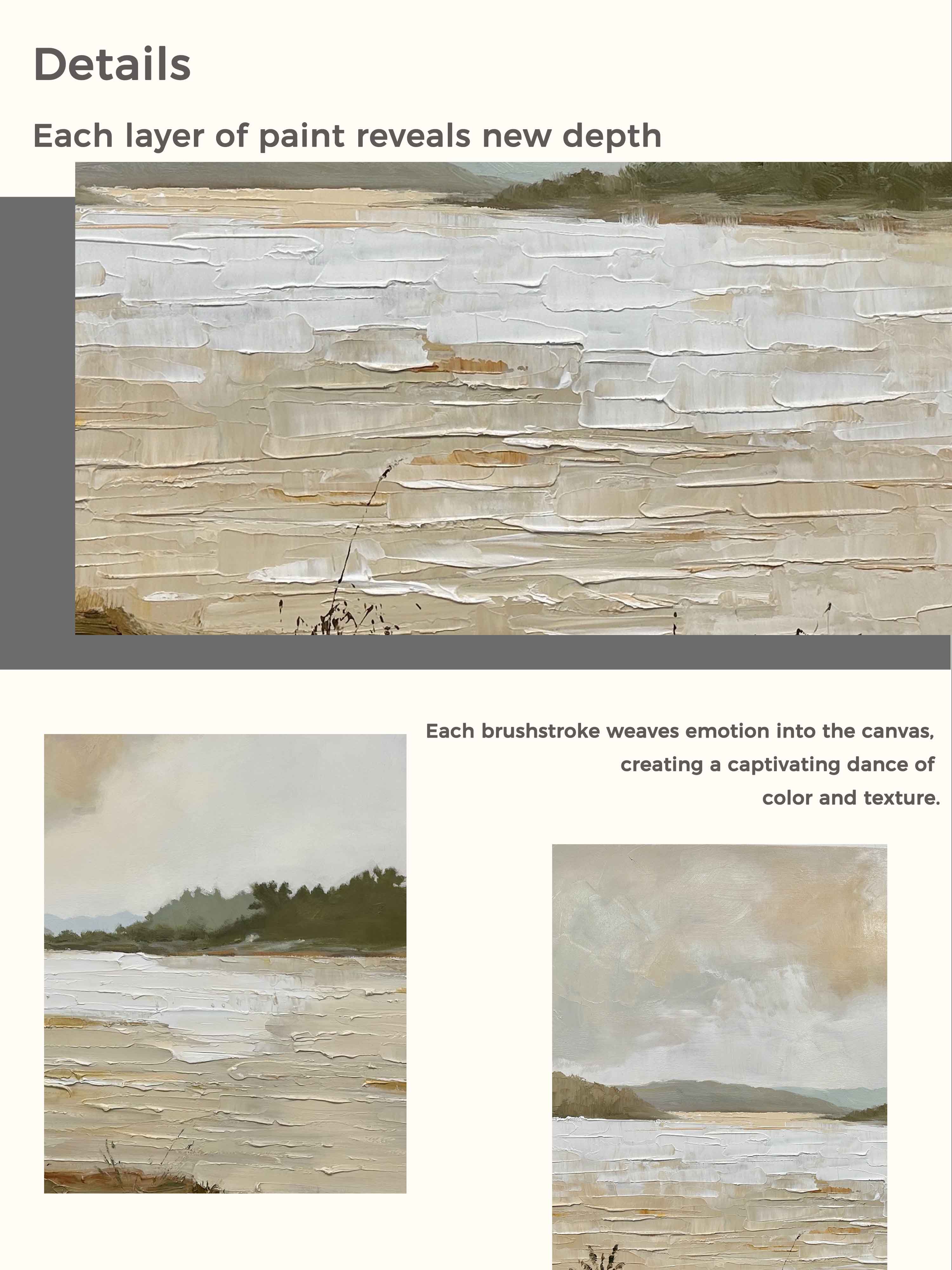 Vintage Lake Landscape Oil painting Rustic Lake Art Painting Vintage Rustic Lake Oil Painting