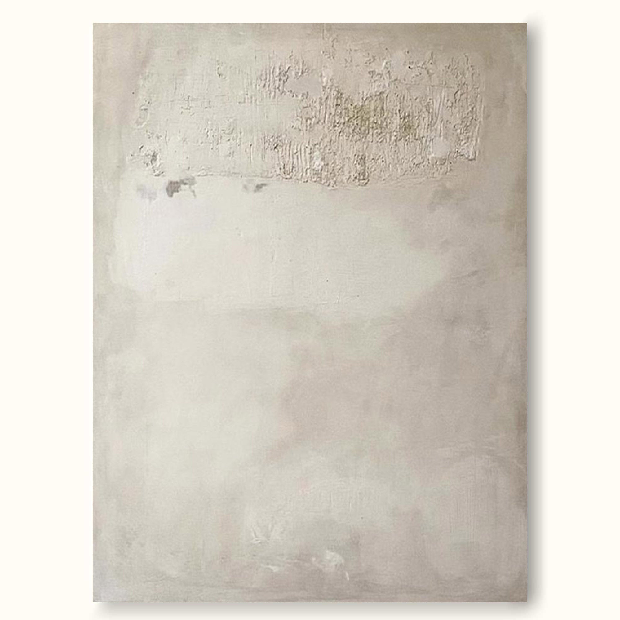 Beige Minimalist Wall Art Beige Texture Wall Art Beige Minimalist Painting on Canvas