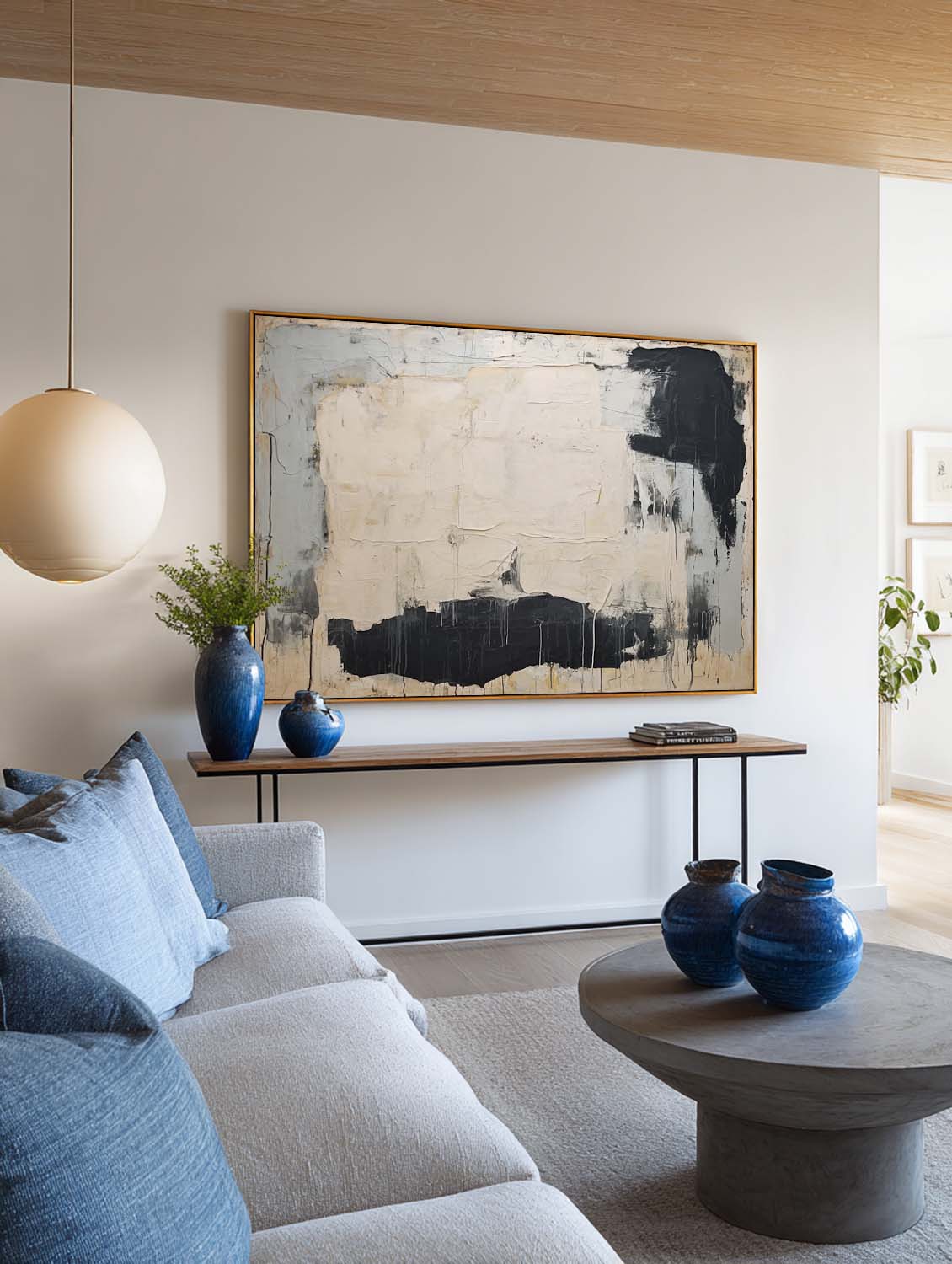 Large Beige Black And Gray Abstract Painting Beige And Black Textured Canvas Art Wabi Sabi Beige Abstract Wall Art