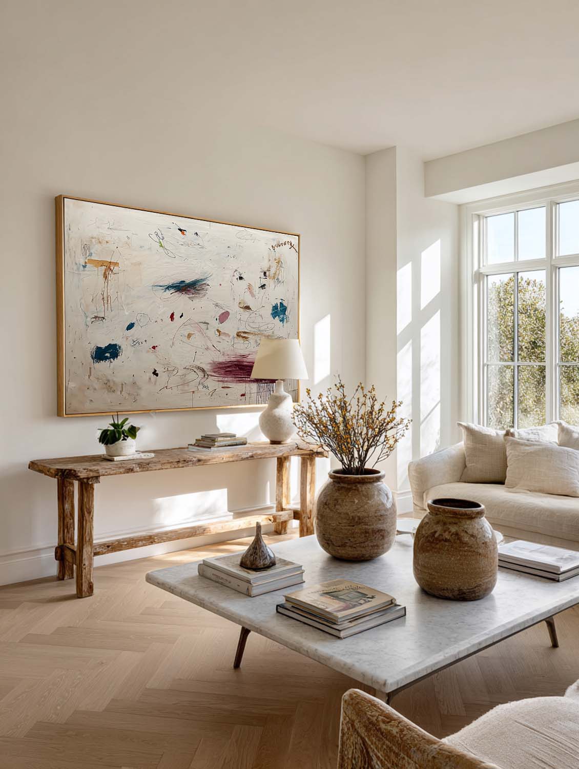 Neutral Gray And Taupe Minimalist Wall Art Contemporary Abstract Cream Artwork Modern Neutral Gray Abstract Painting