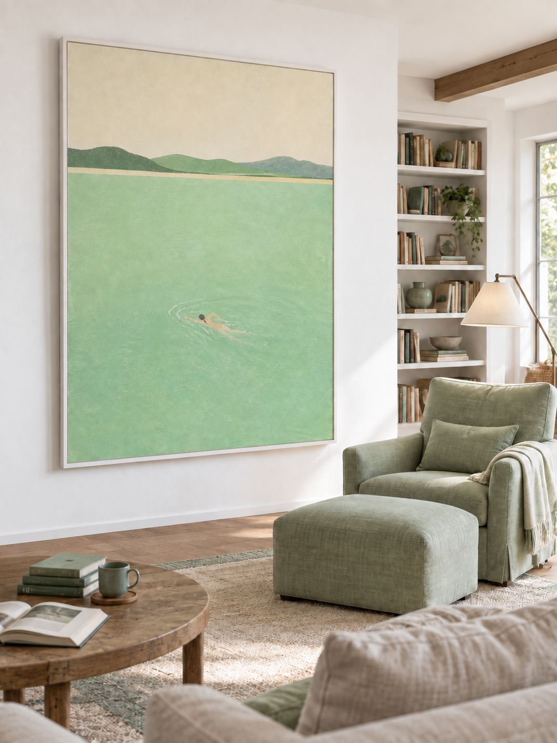 Minimalist Coastal Wall Art For Living Room And Bedroom Decor