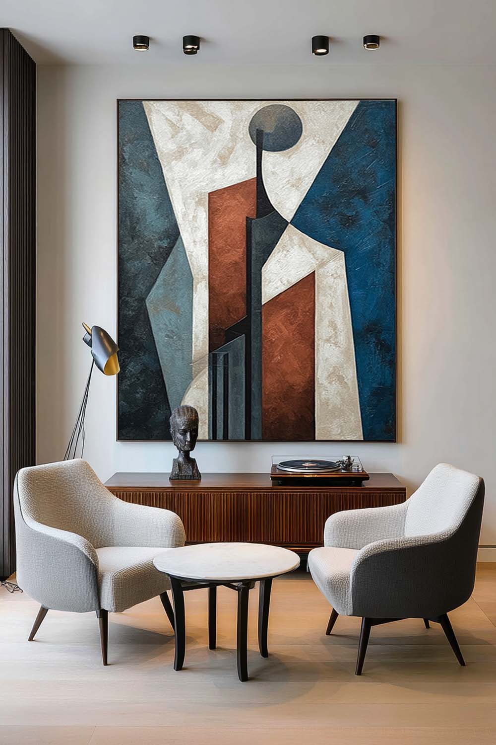 Original Geometric Canvas Painting Original Geometric Acrylic Painting On Canvas Original Handmade Geometric Home Decor