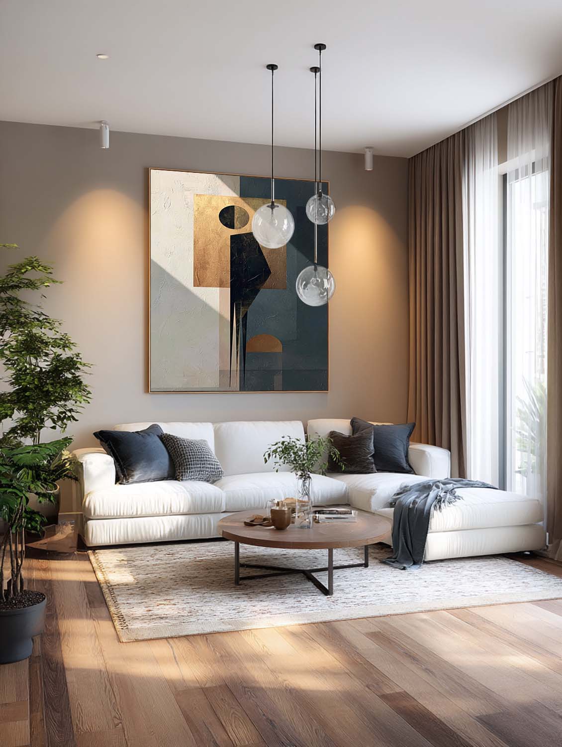 Original Geometric Human Figure Art Black And Gold Minimalist Abstract Wall Art Handmade Abstract Gold Figure Art