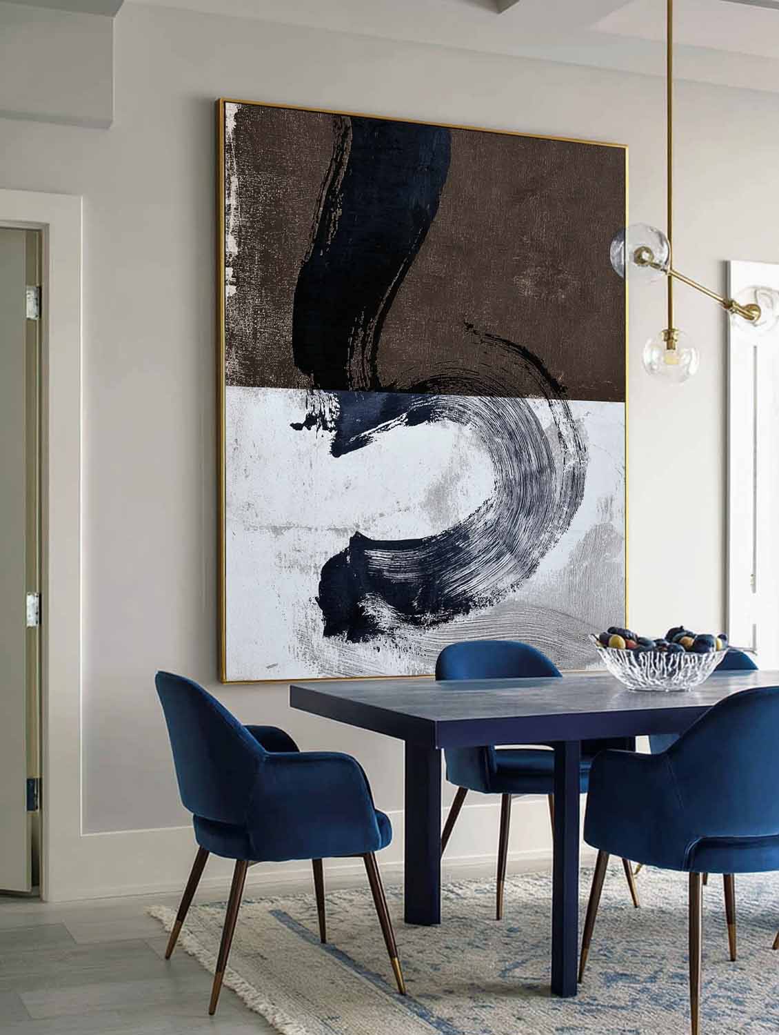 Handmade White And Brown Textured Canvas Minimalist Neutral Wall Art Wabi Sabi Brown And White Abstract Canvas