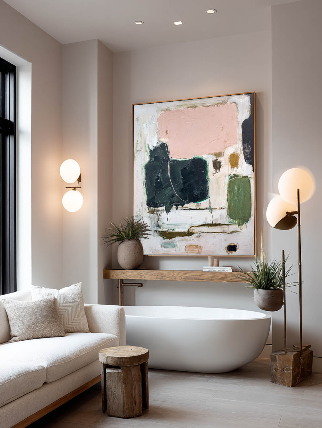 Original Multicolor Abstract Oil Painting Modern Multicolor Canvas Art Handmade Textured Abstract Painting