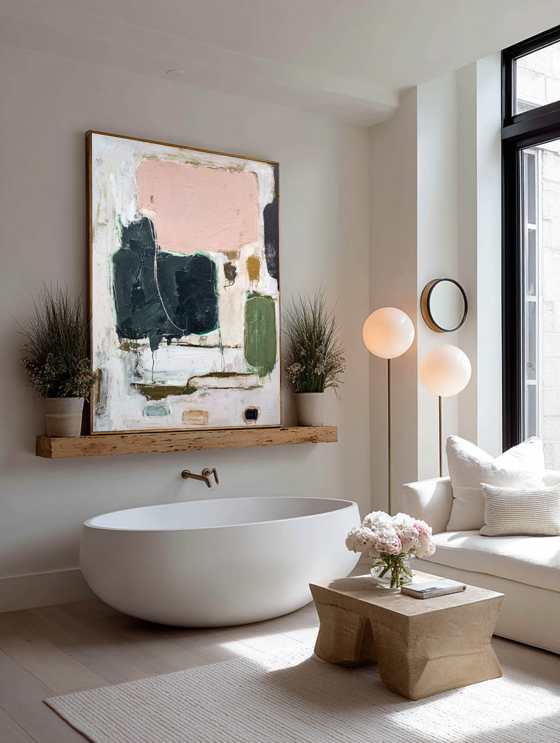 Original Multicolor Abstract Oil Painting Modern Multicolor Canvas Art Handmade Textured Abstract Painting