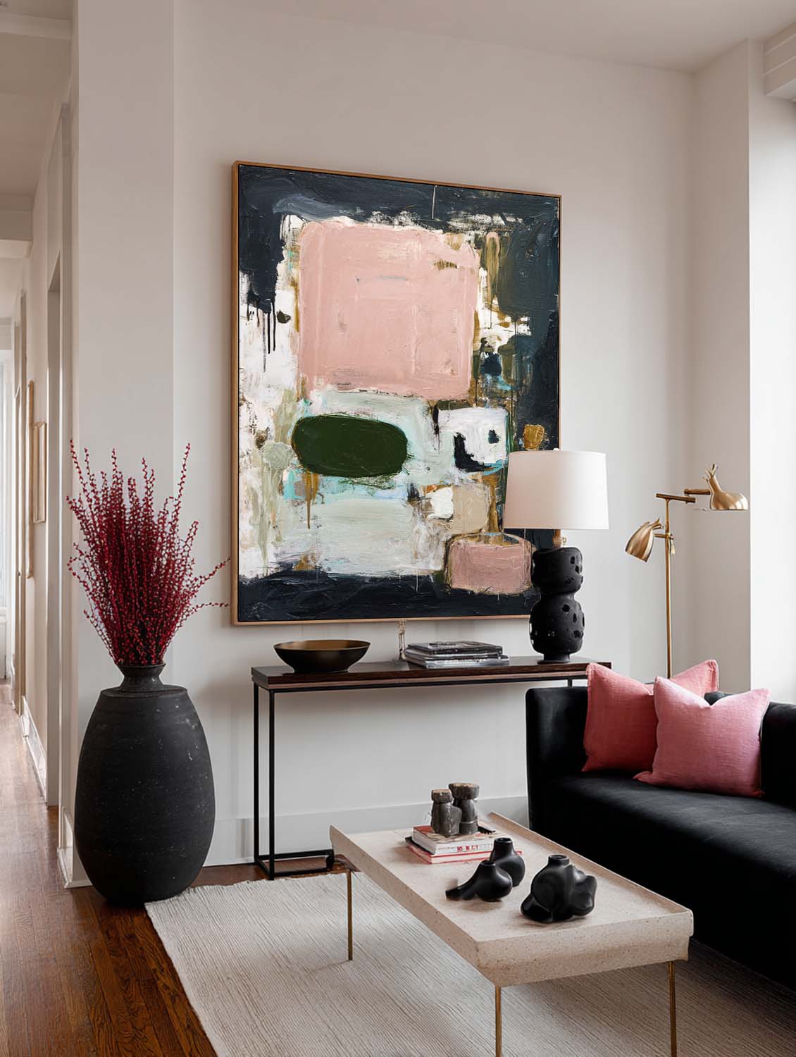 Handmade Multicolor Abstract Canvas Art Minimalist Handmade Multicolor Abstract Canvas Art