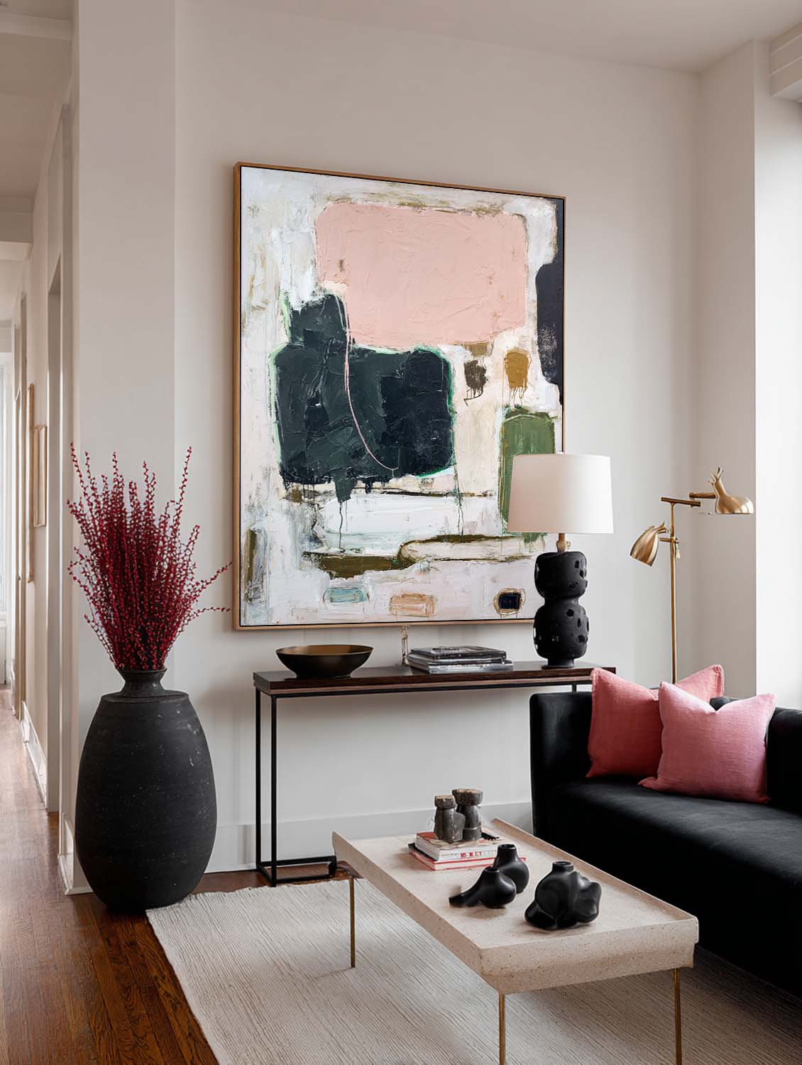 Original Multicolor Abstract Oil Painting Modern Multicolor Canvas Art Handmade Textured Abstract Painting