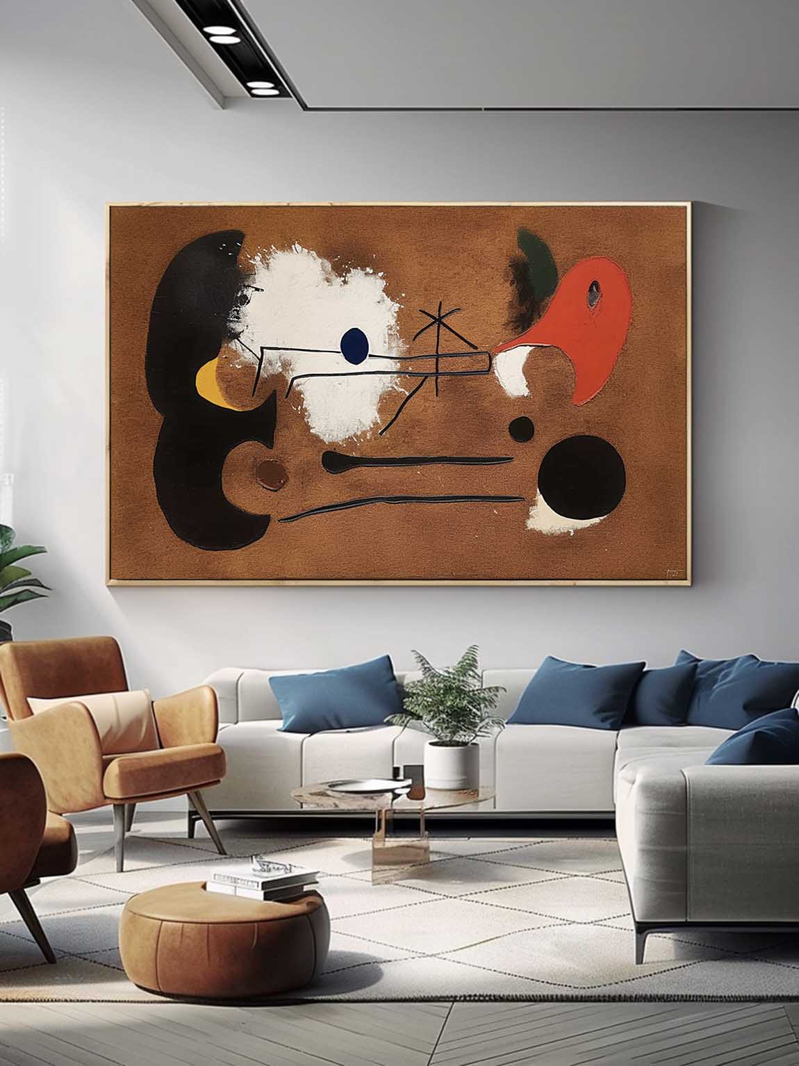 Vintage Black And White Painting Large Original Abstract Canvas Art Large Vintage Canvas Art