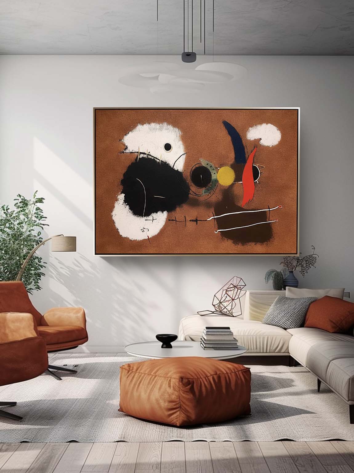 Large Canvas Painting For Vintage Homes Vintage Brown Abstract Wall Art Large Original Abstract Oil Painting