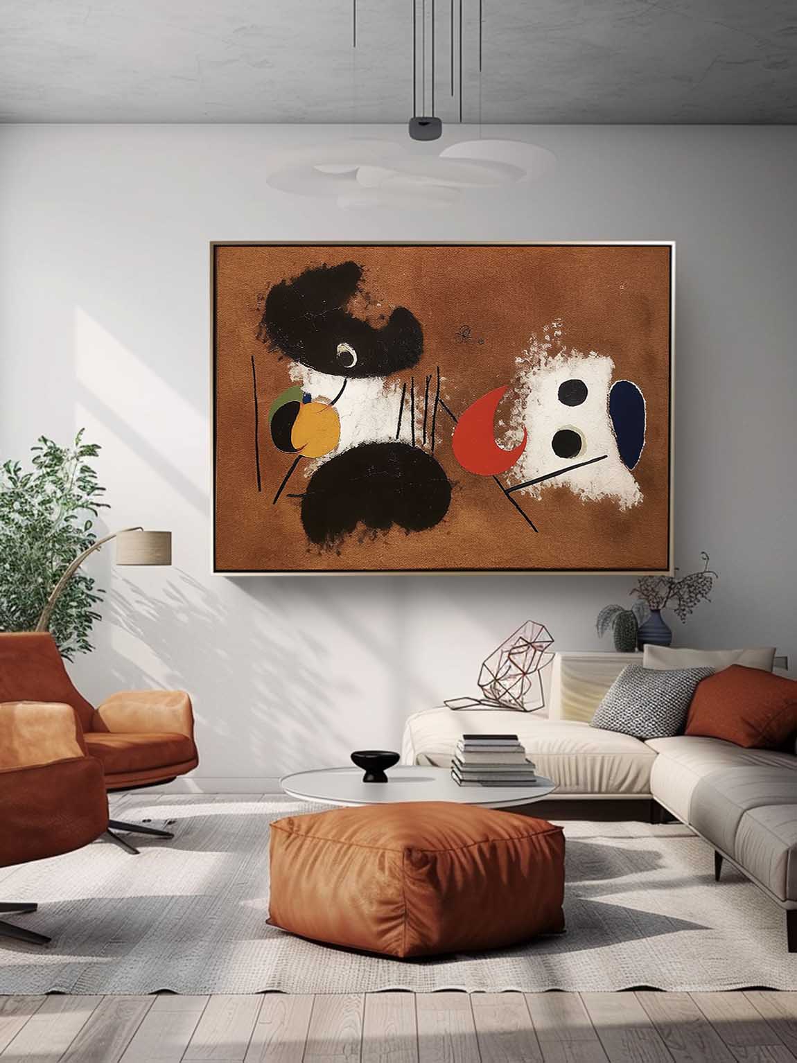 Minimalist Vintage Brown Artwork Vintage Brown And Black Abstract Canvas Art Vintage Brown Wall Art