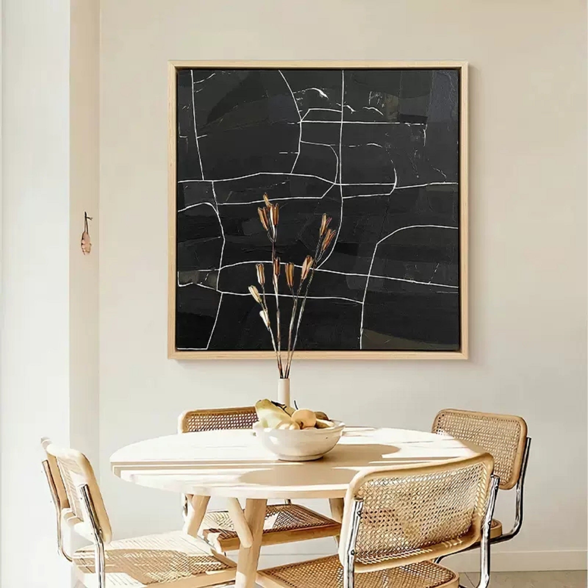 black and white minimalist art framed line minimalist painting black minimalist painting