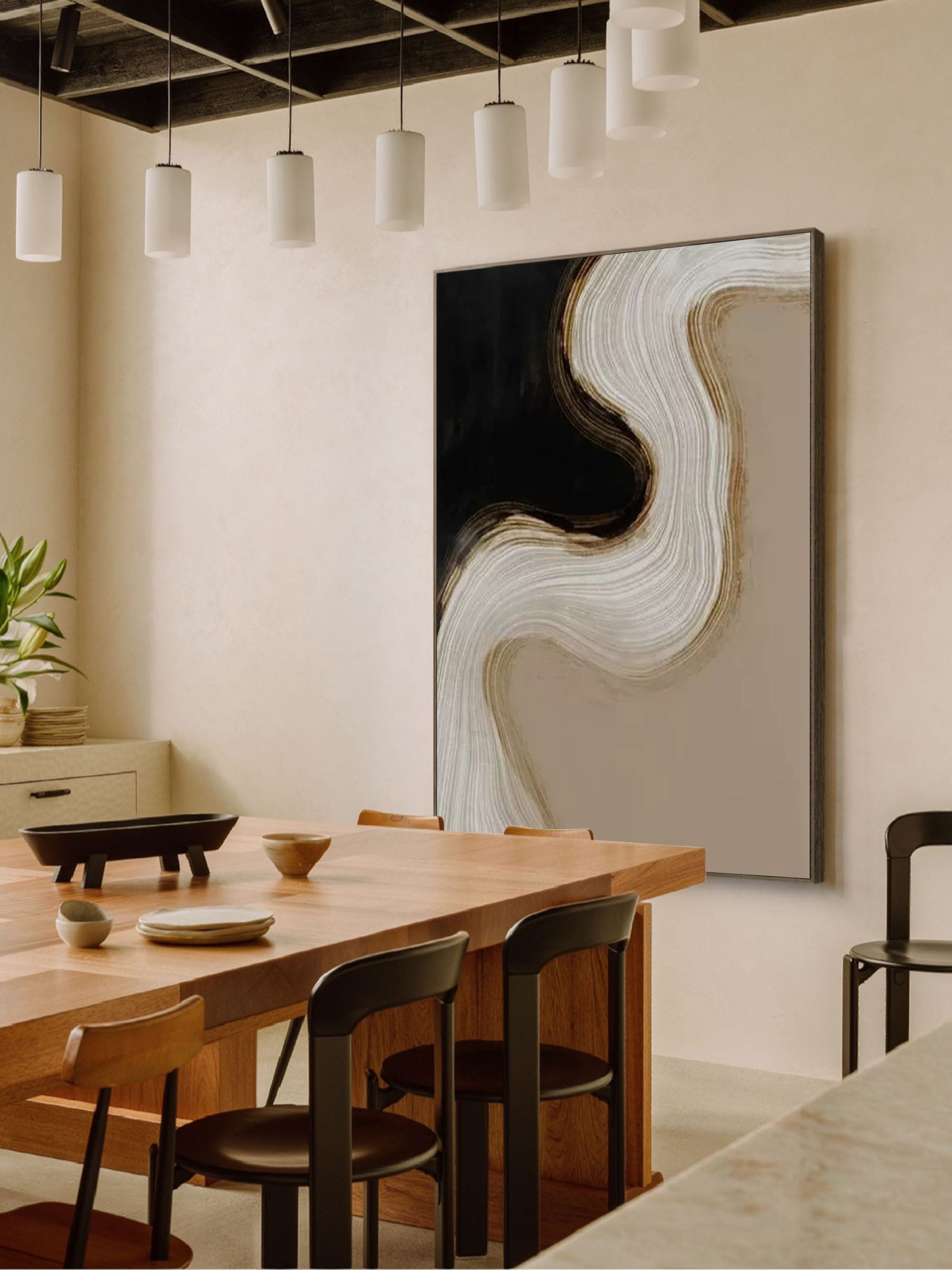 minimal painting for wall vertical minimalist art work for living room wall