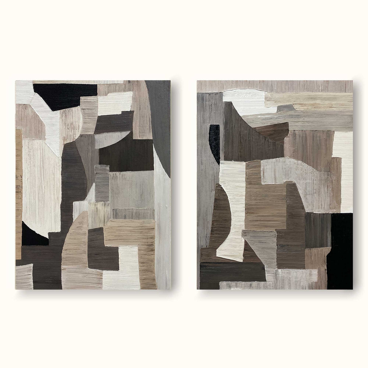 2p Texture Modern Minimalist Geometric Art Abstract Minimal Canvas Painting