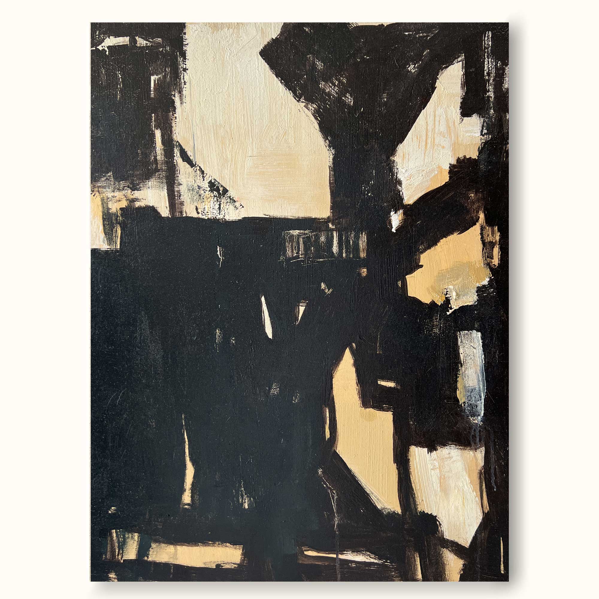 Large Abstract Minimalist Canvas Art Oversized Minimal Art Painting ...