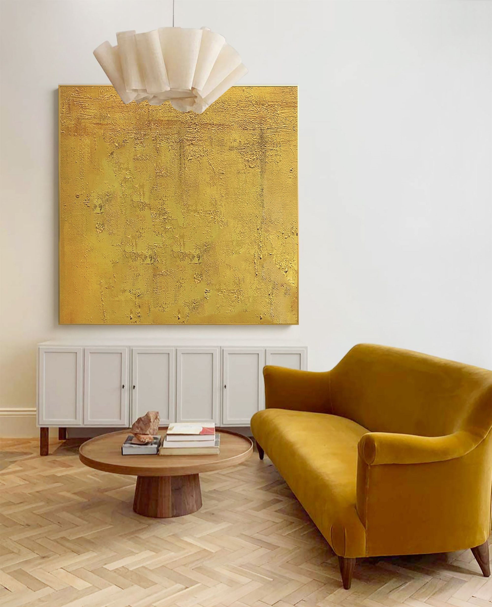 yellow minimalist art minimalist abstract painting acrylic texture minimalist canvas art framed