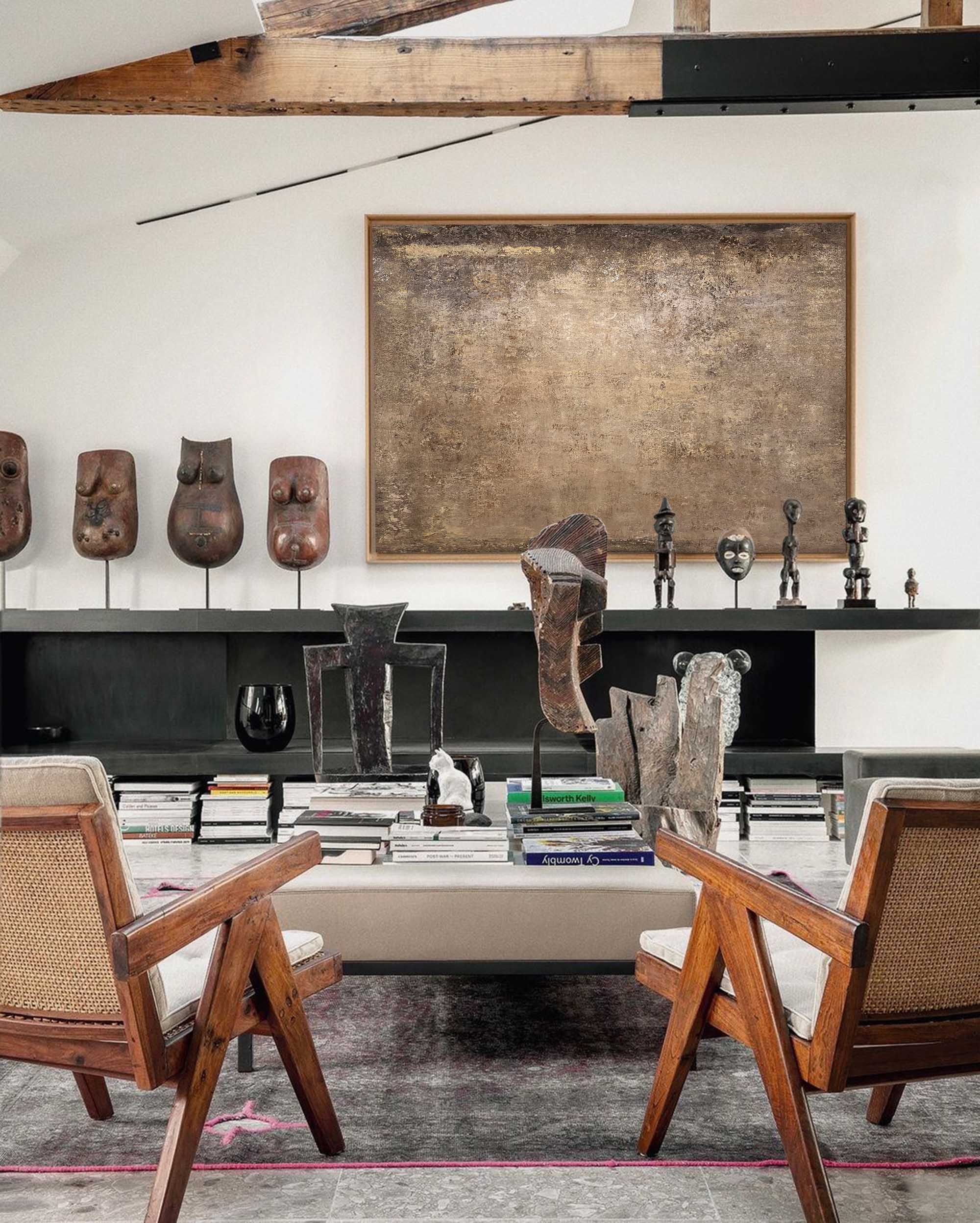 texture abstract minimalist art modern minimal canvas painting acrylic for living room