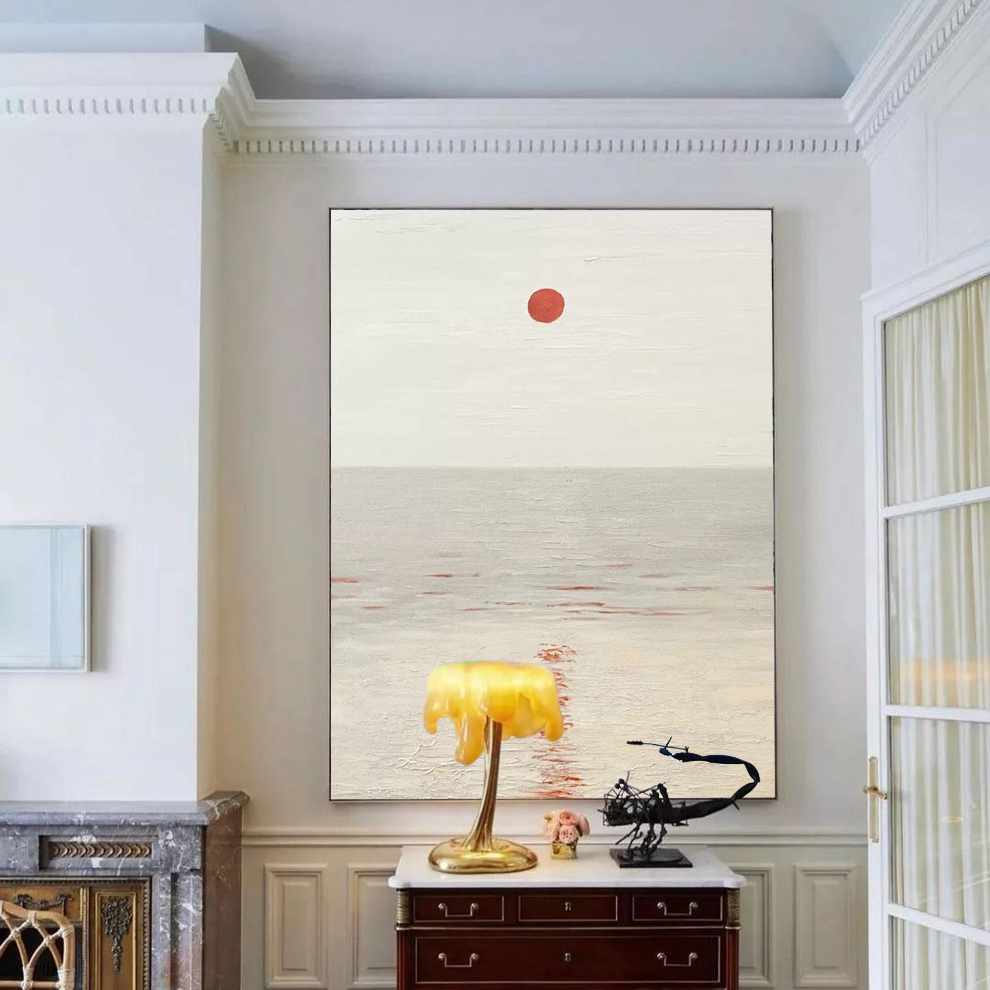large minimalist landscape painting acrylic japanese minimalist painting on canvas for livingroom