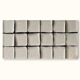 Large White Minimalist Geometric Painting Framed Modern Minimalist Wall Art Acrylic