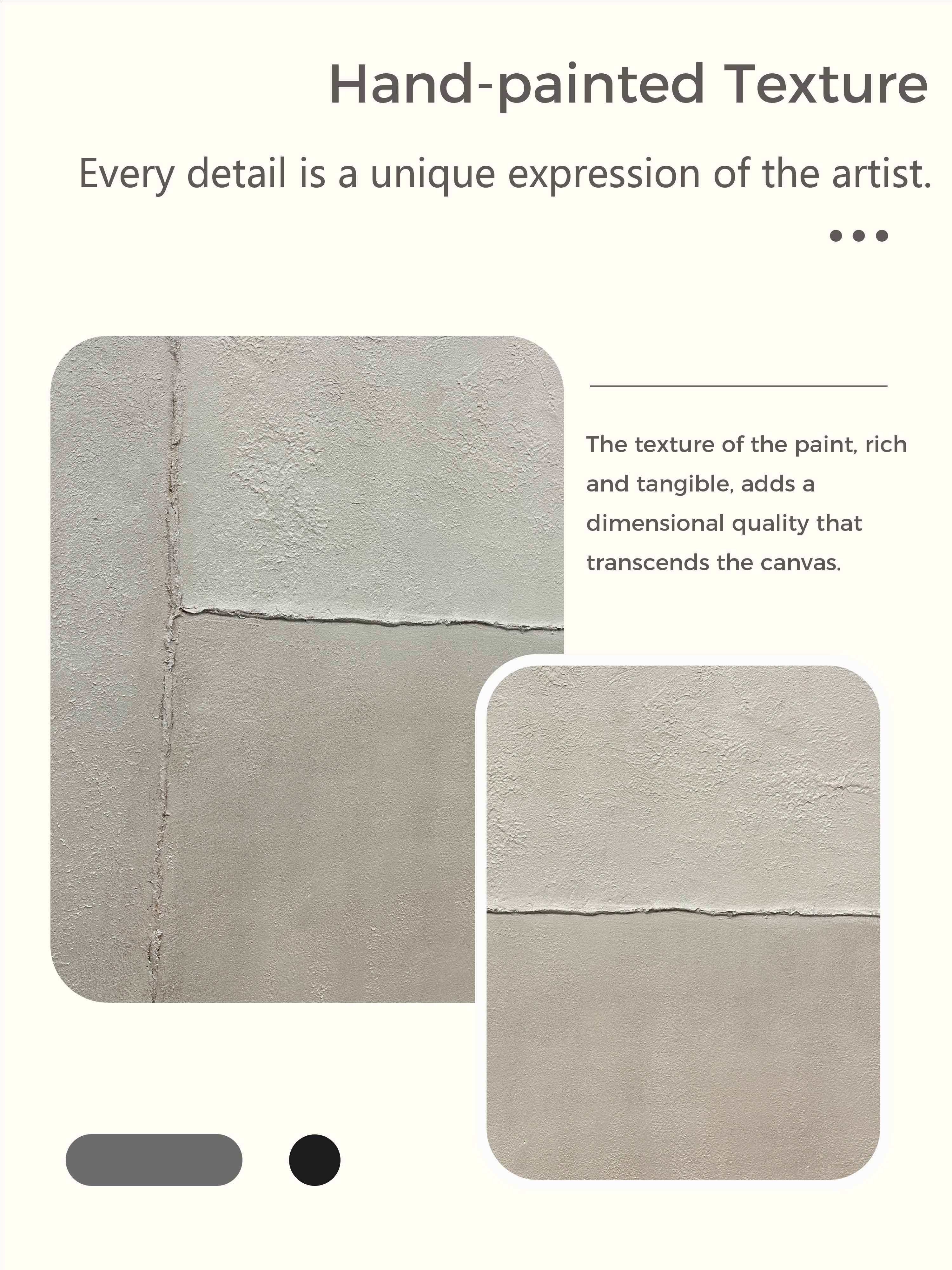 Larger Beige Texture Wall Art Minimalist Canvas Art Beige Brown Wabi Sabi Wall Art