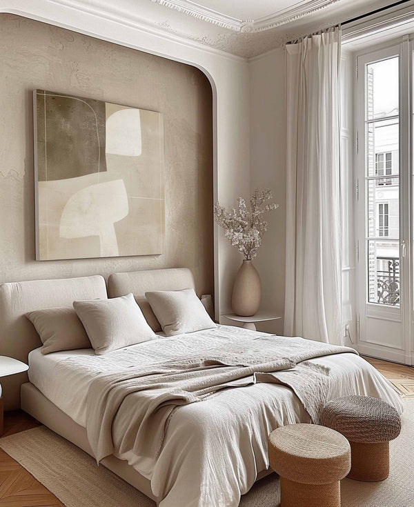 Beige Minimalist Wall Art
