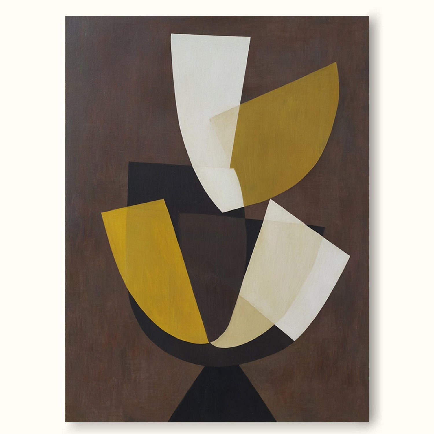 Minimalist Abstract Yellow And White Wall Art Original Yellow & White Wabi Sabi Oil Painting Large White Yellow Wall Art On Canvas