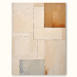 Large Beige And Brown Minimalist Wall Art Original Beige Brown Abstract Painting