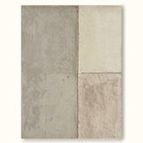 Beige Wabi Sabi Painting Pure Beige Minimalist Painting Neutral Art Wall Decoration