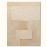 Beige Brown Wall Art Brown Geometric Wall Art Beige Brown Abstract Canvas Art