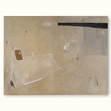 Original Brown Modern Painting Large Brown Minimalist Abstract Painting Brown Wall Art
