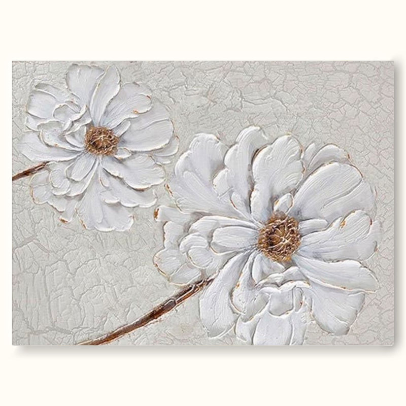 3d Flower Canvas Wall Art On Canvas Minimalist Wall Art Personalized Gift
