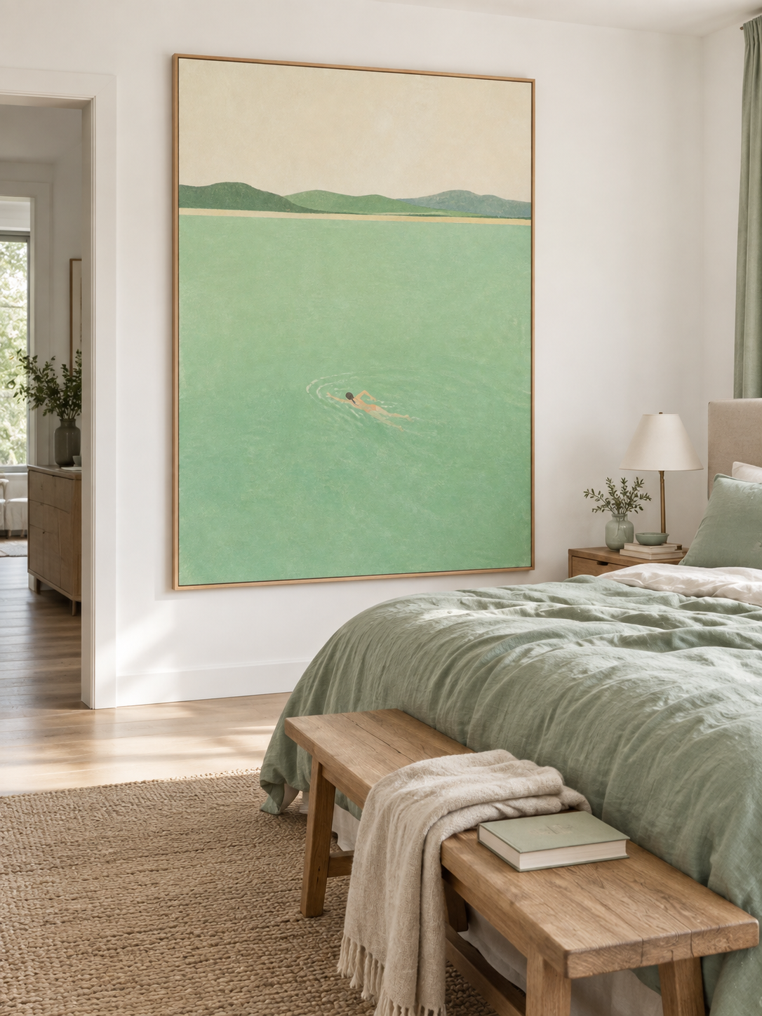 Minimalist Coastal Wall Art For Living Room And Bedroom Decor