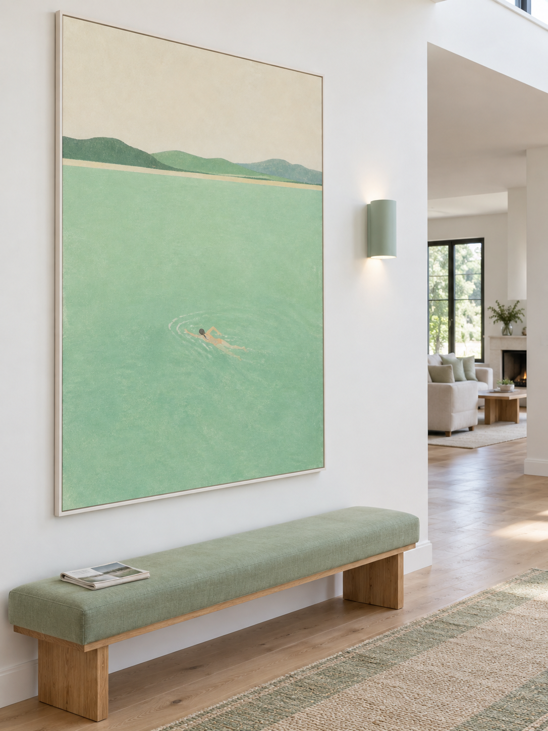 Minimalist Coastal Wall Art For Living Room And Bedroom Decor