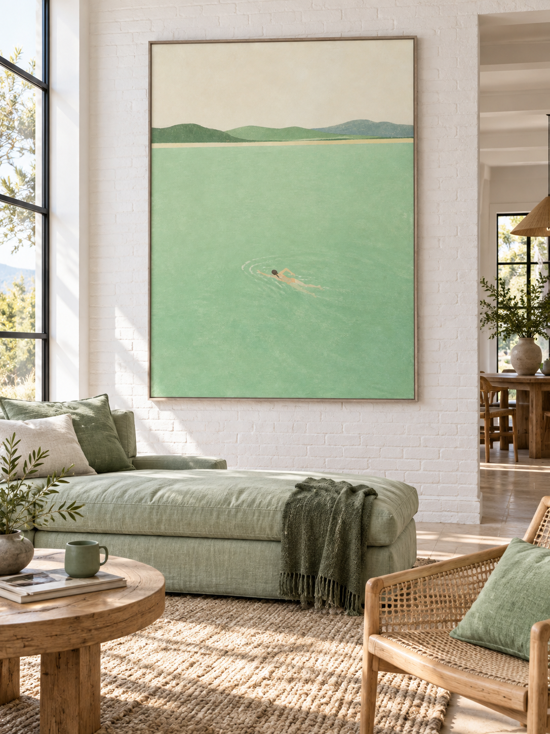 Minimalist Coastal Wall Art For Living Room And Bedroom Decor