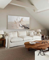 Minimalist Beige And White Plaster Wall Art Beige And White Abstract Wall Art Large 3d Texture Painting