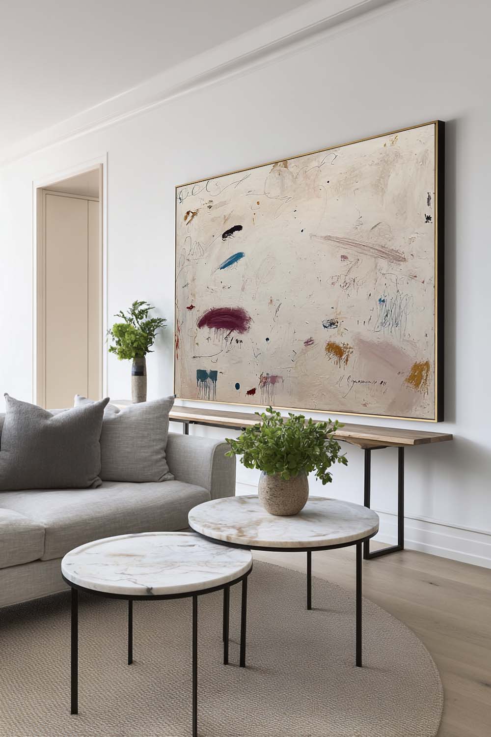 Neutral Beige And Cream Graffiti Art Minimalist Warm Neutrals Graffiti Abstract Painting Wabi Sabi Abstract Graffiti Canvas Art