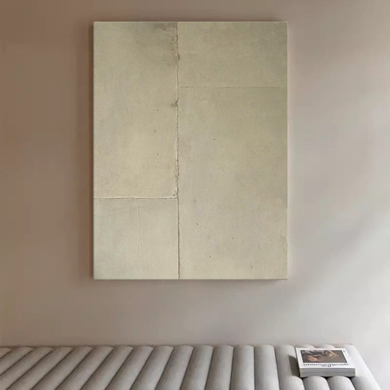 3D minimalist Beige Textured Painting Beige Abstract Painting Beige Textured Wall Art