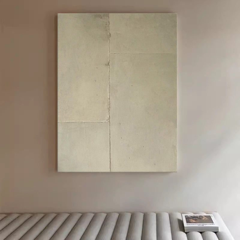 3D minimalist Beige Textured Painting Beige Abstract Painting Beige Textured Wall Art