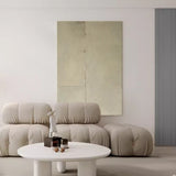 3D minimalist Beige Textured Painting Beige Abstract Painting Beige Textured Wall Art