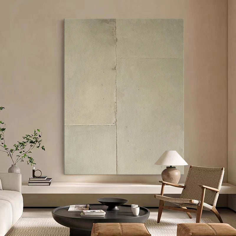 3D minimalist Beige Textured Painting Beige Abstract Painting Beige Textured Wall Art