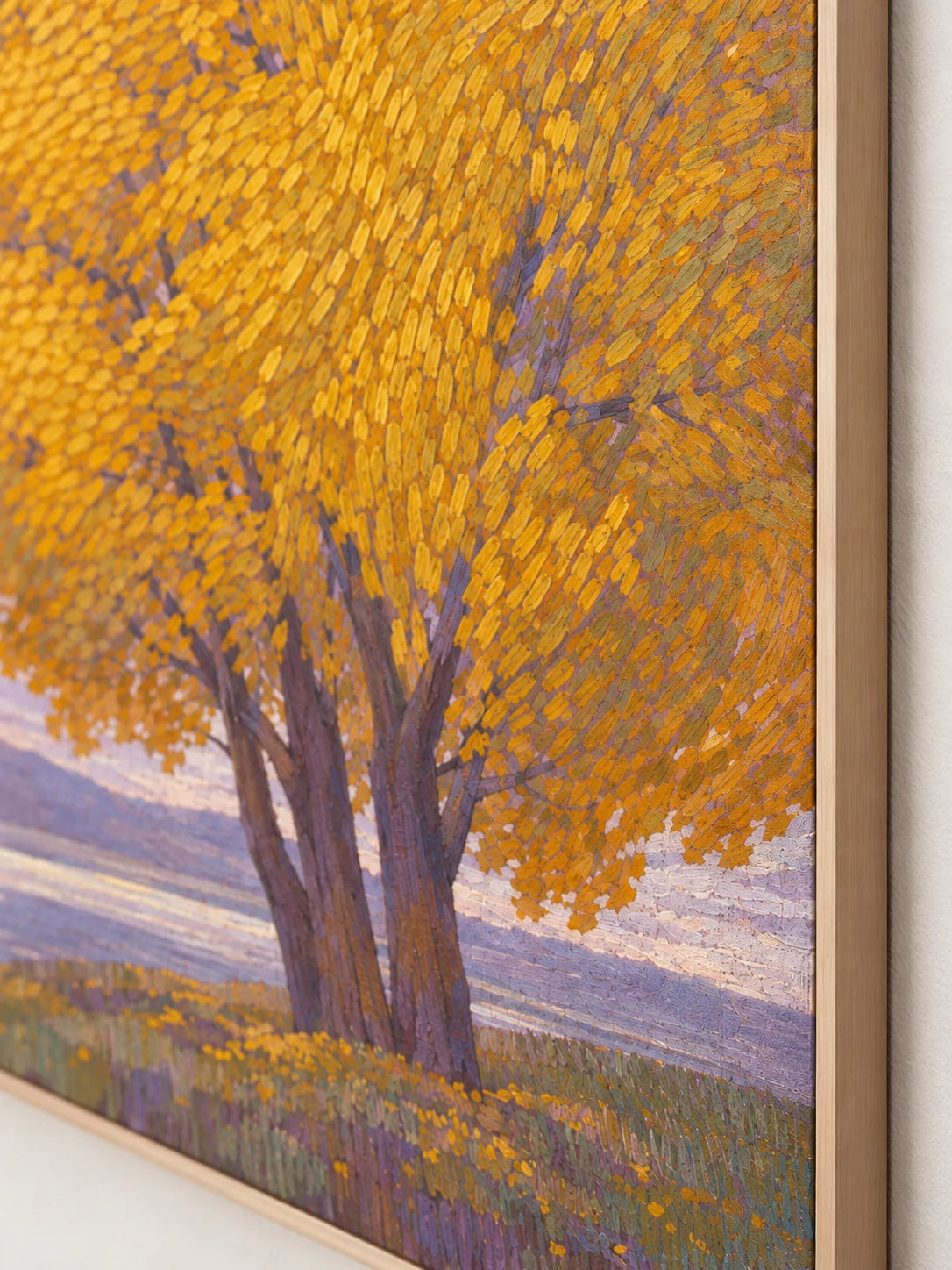 Large Textured Minimalist Tree Landscape Wall Art For Living Room And Bedroom Decor