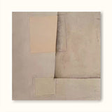Beige And Brown Abstract Painting Minimalist Painting On Canvas Neutral Beige Painting