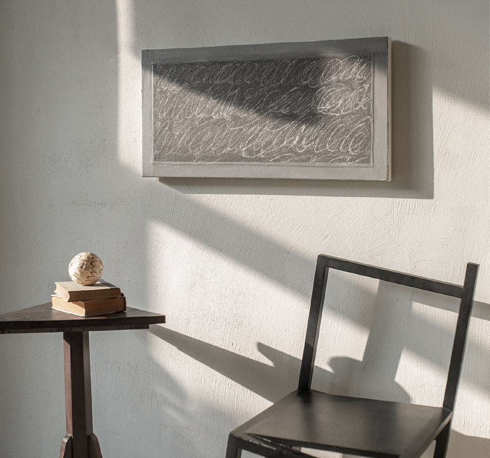 View of Large Contemporary Minimalist Art Minimal Art Painting Framed Modern ...