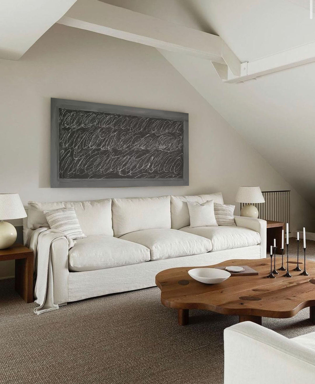 Large Contemporary Minimalist Art Minimal Art Painting Framed Modern ... - Minimalist Modern Art For Sale