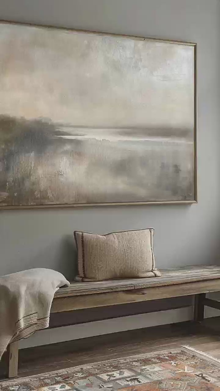 Vintage American Country Landscape Wall Art Vintage Country Landscape Painting Antique Landscape Painting